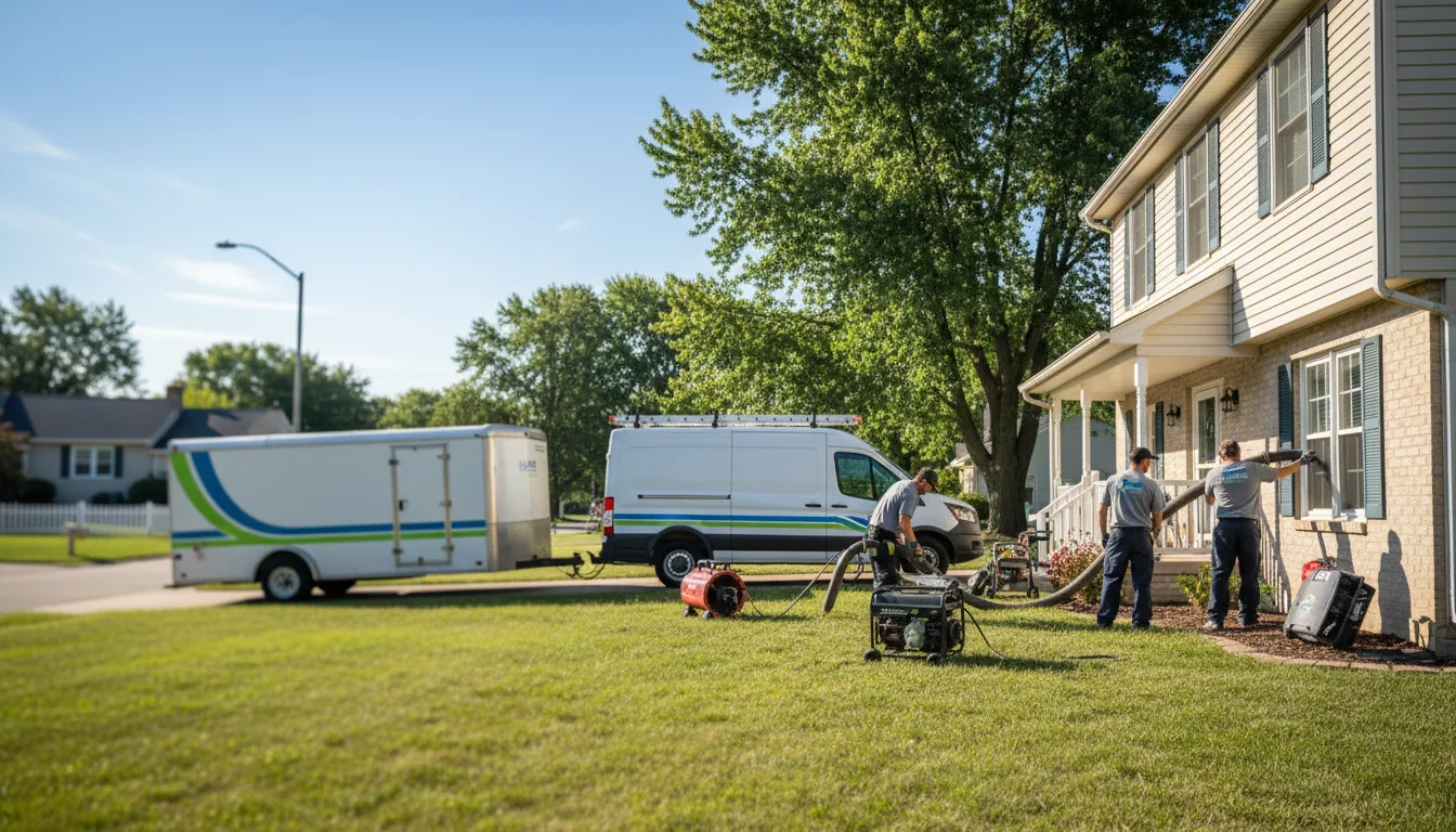 Flooded Basement Restoration And Cleanup With Repair in Medinah, IL near me